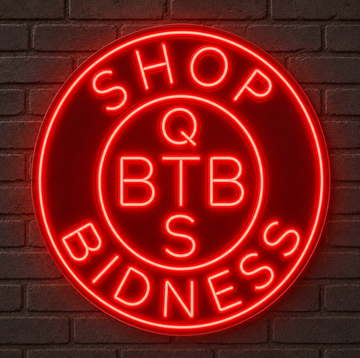 Custom Red LED Neon Sign – SHOP BTB BIDNESS
