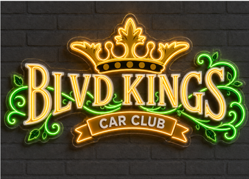 Custom LED Neon Sign – BLVD KINGS Car Club