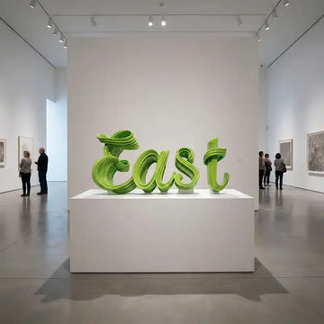 Custom Glossy Sculptural 3D Letters for Art Installations, Events and Commercial Displays
