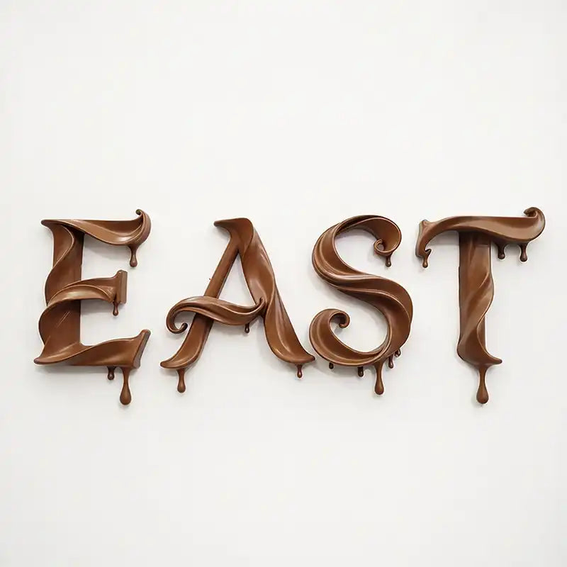 Custom Chocolate Style 3D Letters for Dessert Shops, Cafes, Restaurants and Commercial Displays