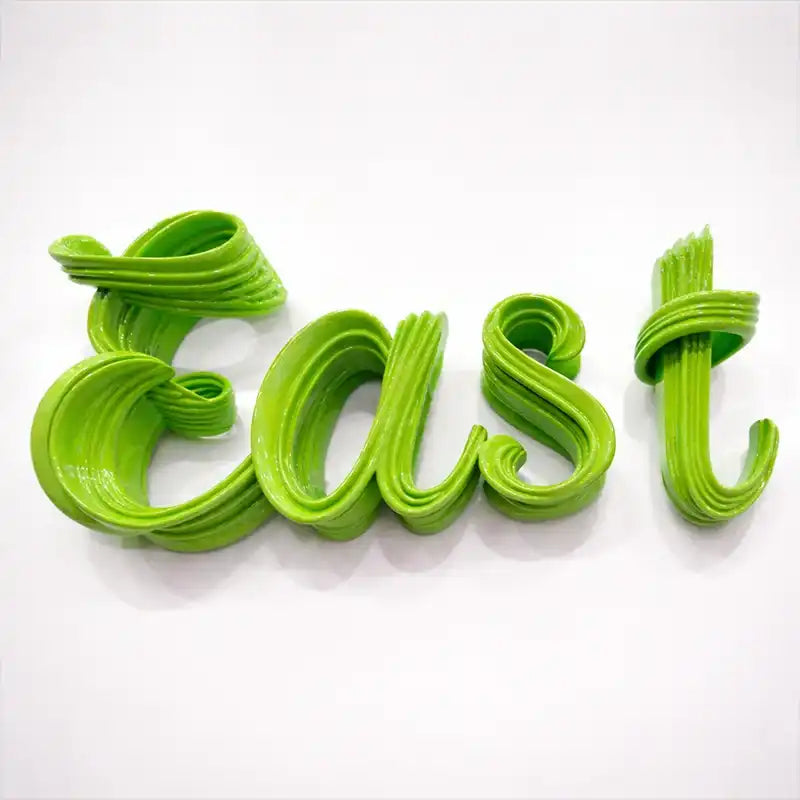Custom Glossy Sculptural 3D Letters for Art Installations, Events and Commercial Displays