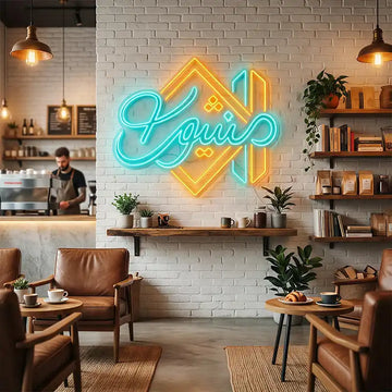 Wholesale Custom Arabic Style Name LED Neon Sign with Clear Acrylic Backing for Ramadan Decor, Islamic Wall Art, Events, Home Decor and Boutique Display